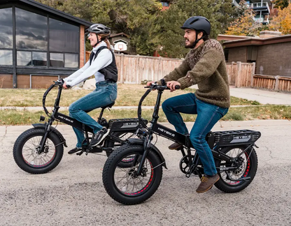 Heybike Fat Tire Mountain Electric Bike, 1200 W, 45 Miles, 1~3 Pedal Assist, Grey