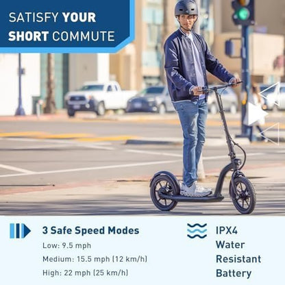 Hiboy MAX Pro Electric Scooter, 46.6 Mi Long Range, 22 MPH Power by 650W MAX Motor, 11” Pneumatic Tires, Split Hub Design, Dual Suspension, 265lbs MAX Load, Commuting Electric Scooter for Adults