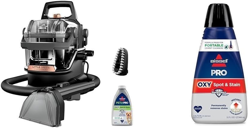 BISSELL Little Green HydroSteam 3618 Portable Carpet &amp; Upholstery Cleaner