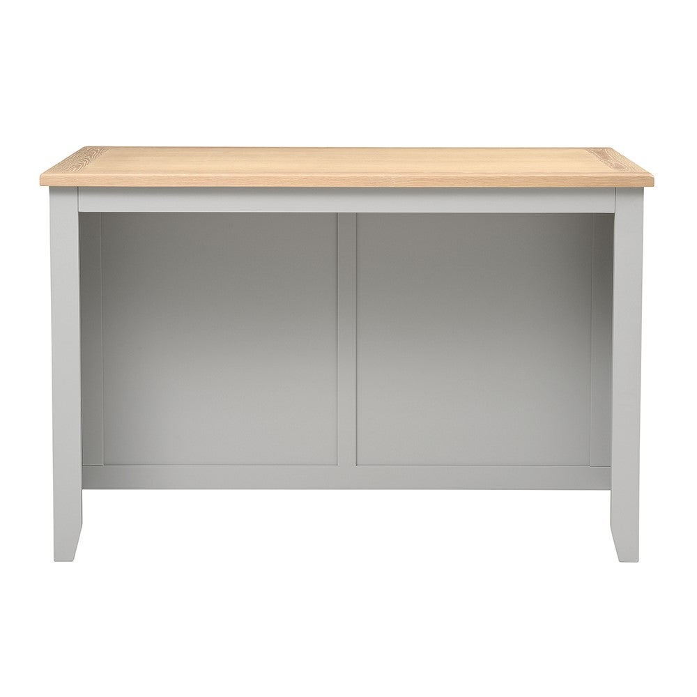 Chester Dove Grey Breakfast Bar Island and Stools Set