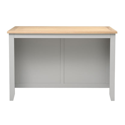 Chester Dove Grey Breakfast Bar Island and Stools Set