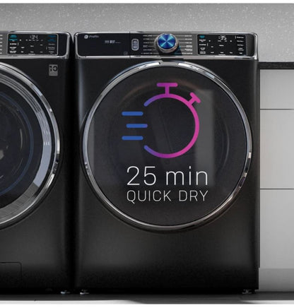GE Profile™ 7.8 cu. ft. Capacity Smart Front Load Electric Dryer with Steam and Sanitize Cycle