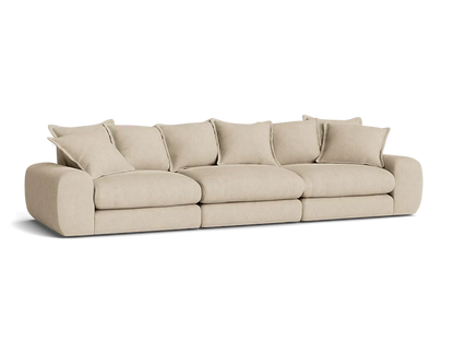 Wodge Modular Sofa - Large - Boucle - Whipped Cream - White
