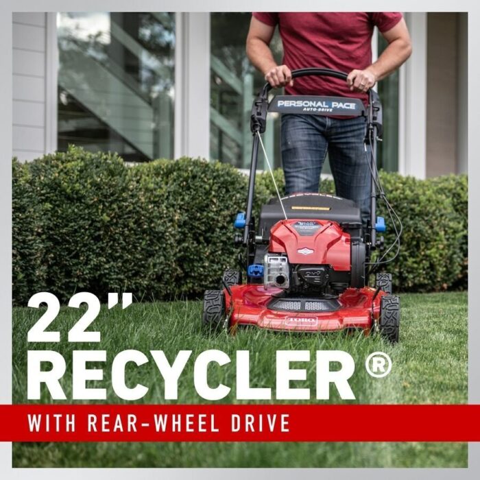 Toro 21462 22-Inch 163cc Recycler Personal Pace Self-Propelled Gas Lawn Mower