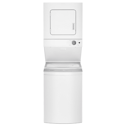 Whirlpool WET4024HW 24 inch White Electric Washer/Dryer Stacked Laundry Center