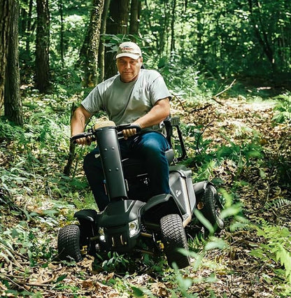 Pride Mobility Baja Wrangler 2 Outdoor Scooter - Comfort Mobility for Adults, 450 Lbs Weight Capacity, 75 Ah Battery, True Blue, 18"-18-20" Seat Size - BA400