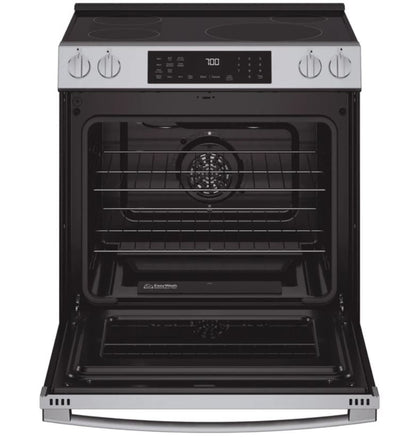 GE Profile™ ENERGY STAR® 30" Smart Slide-In Induction and Convection Range with No Preheat Air Fry and EasyWash™ Oven Tray