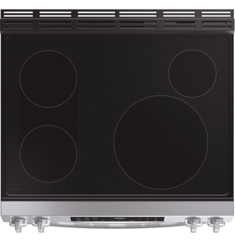 GE Profile™ ENERGY STAR® 30" Smart Slide-In Induction and Convection Range with No Preheat Air Fry and EasyWash™ Oven Tray
