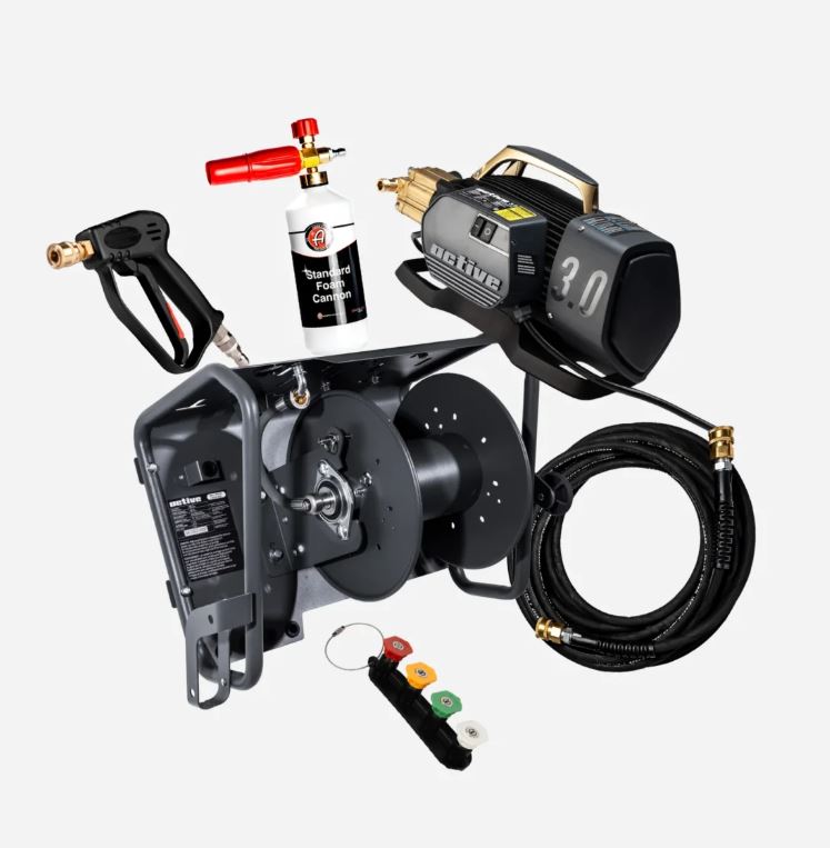 Adam’s Active 3.0 1000 PSI 3.0 GPM and Fully Serviceable 5-Piston PumpElectric Pressure Washer