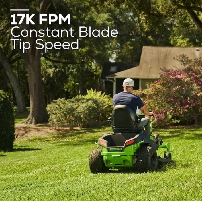 Greenworks Pro Crossover Zero Turn 42-in Lithium Ion Electric Riding Lawn Mower