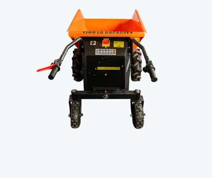 Detail K2 Big Dump 1100 Pound Electric Power Dump Cart