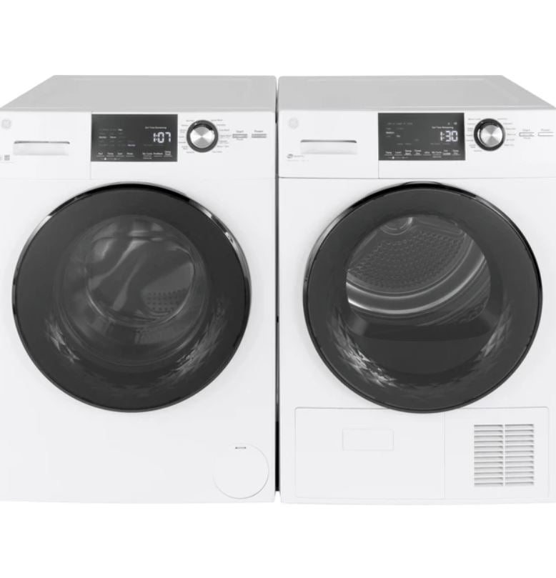 GE® ENERGY STAR® 24" 4.1 Cu.Ft. Front Load Ventless Condenser Electric Dryer with Stainless Steel Basket