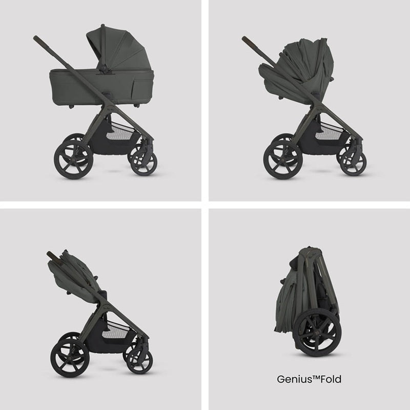 Silver Cross Travel System 360 Spin Luxury Carrycot Bundle