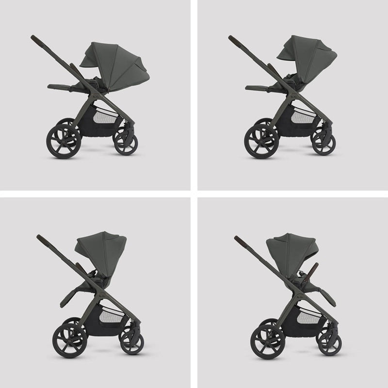 Silver Cross Travel System 360 Spin Luxury Carrycot Bundle