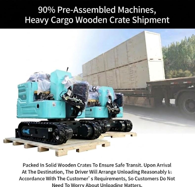3100lb Mini Excavator with Kubota—Diesel Engine | Compact Excavator for Digging, Trenching, Farm & Landscaping | EPA Certified Shipping & Unloading Included (90% Assembled+5)