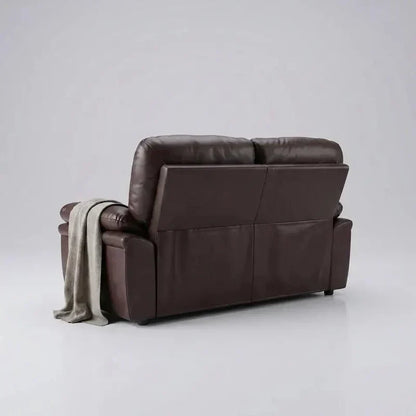 Verona Brown Leather 3+2 Seater Sofa Set Collection