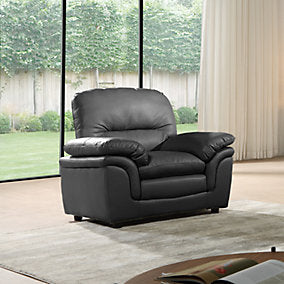 Verona Grey Leather Aire 3+1 Seater Sofa Set Collection
