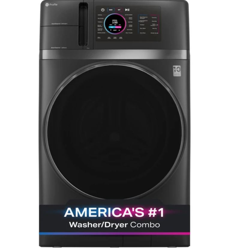 GE Profile ENERGY STAR 4.8 cu. ft. Capacity UltraFast Combo with Ventless Inverter Heat Pump Technology Washer/Dryer